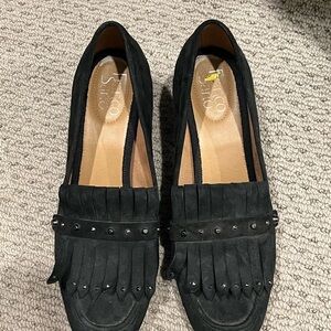 Franco Sarto Black Women's Loafers